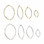 Brass Linking Rings, Long-Lasting Plated, Cadmium Free & Lead Free, Horse Eye