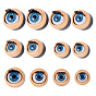 4 пары 4 стили пластиковые кукольные глаза, круглые