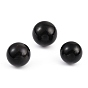 Natural Rainbow Obsidian Beads, No Hole/Undrilled, Round