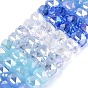 Electroplate Mixed Styles Glass Beads Strands, Rondelle, Faceted