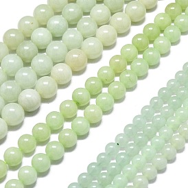 Натуральный Malaysia нефритовые бусы пряди, окрашенная и подогревом, круглые