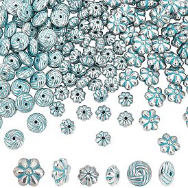 CHGCRAFT 15OPcs 3 Style CCB Plastic Beads, Mixed Shape