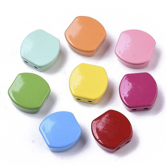 Окрашенные распылением легкосплавные многожильные звенья, без кадмия и без свинца, для изготовления эластичных браслетов