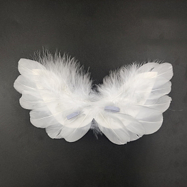 Мини-кукла с крыльями ангела и перьями, для изготовления салфеток своими руками, реквизит для детской фотосъемки, украшения, аксессуары