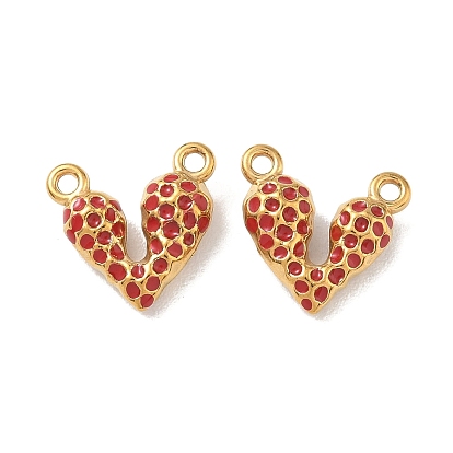 304 нержавеющей стальной эмали подвески, сердце прелести, ионное покрытие (ip)