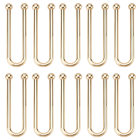 10шт. U-образные застежки-пряжки для бикини из цинкового сплава, для застежки спереди купальника