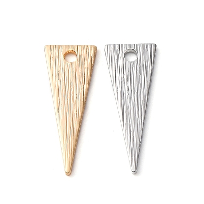 Латунные подвески, без кадмия, без никеля и без свинца, треугольные