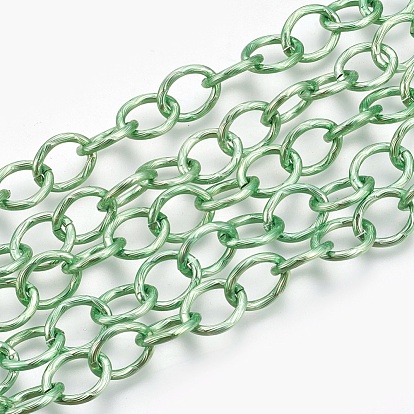 Aluminium Cable Chains, Unwelded, Oval