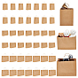 45Pcs 3 Styles Kraft Paper Storage Tote Bags, Shoppong Bags with Handle, Rectangle