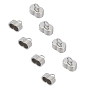 304 Stainless Steel Cord Ends, End Caps