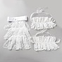 Polyester Lace Jabot and Cuffs Set, Costume Accessory for Halloween Party Cosplay