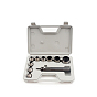 Alloy Steel Punch Snap Kit, Metal Eyelet Hole Center Punch Tool, with Replaceble Heads, for Leather Craft Tools