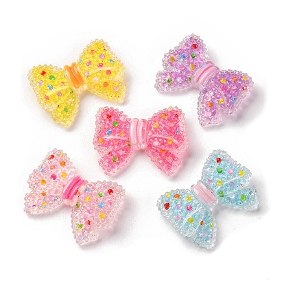 Кабошоны из смолы, разноцветные