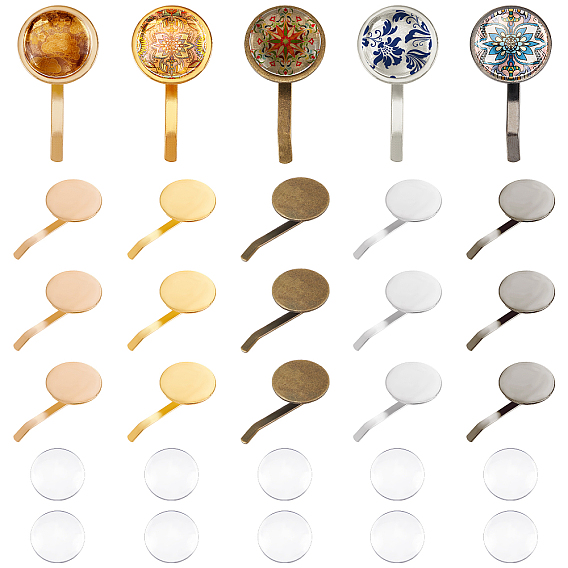 Железные заколки для волос, пони крючок