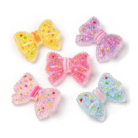 Кабошоны из смолы, разноцветные