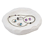 Porcelain Jewelry Plates, Storage Trays for Rings, Necklaces, Round