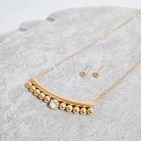 304 комплекты из серег-гвоздиков и ожерелий с подвесками из нержавеющей стали со стразами, цветок/квадрат