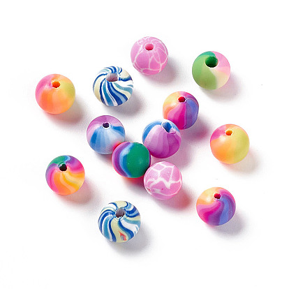 Бусины из полимерной глины , круглые