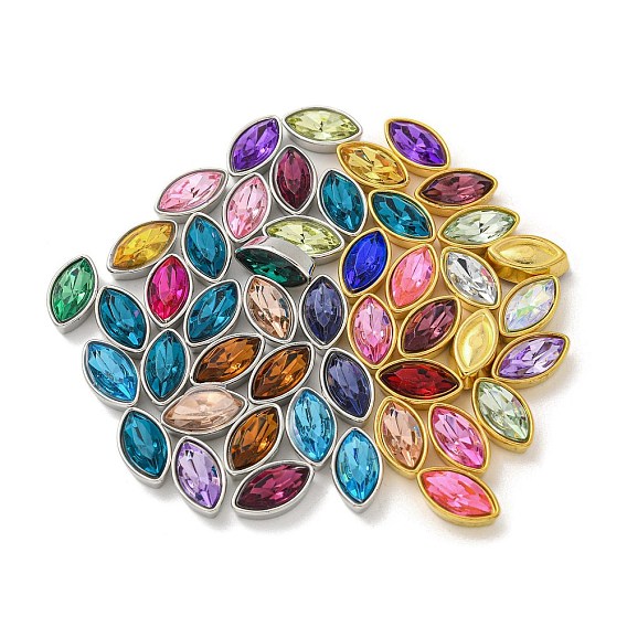 Абс пластмассовые кабошоны, с акриловой, лошадиный глаз 