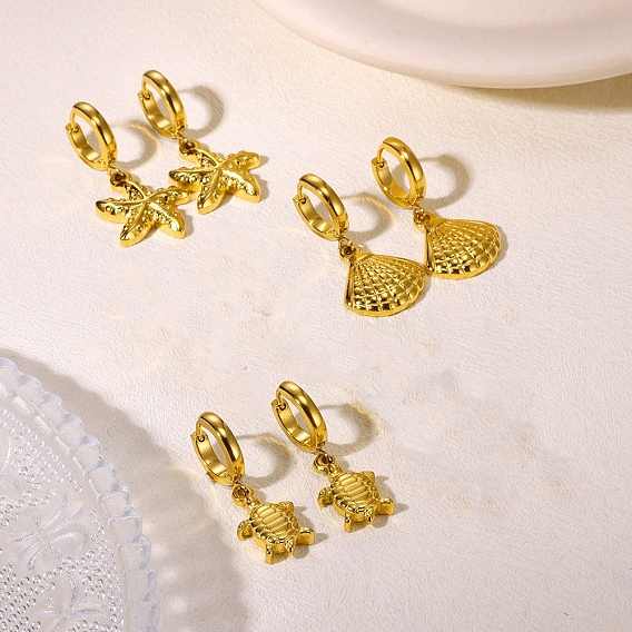 304 серьги из нержавеющей стали для женщин, реальный 18 k позолоченный