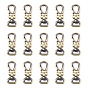 Cierres giratorios de aleación, gancho de resorte giratorio, flor