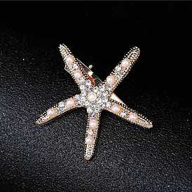 Сплав зажимами волос, аксессуары для волос для женщин, морская звезда
