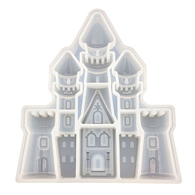 Tower Castle Display Decoration Food Grade Silicone Mold, Resin Casting Molds, for UV Resin, Epoxy Resin Craft Making