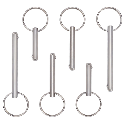 6 шт. 3 стили 316 шаровидный штифт из хирургической нержавеющей стали, английская булавка, аксессуары для морских судов