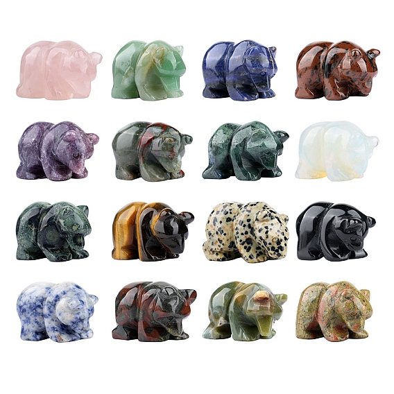 Украшения для выставки медведей из драгоценных камней, для украшения рабочего стола домашнего офиса