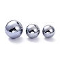 Terahertz Stone Beads, No Hole, Round