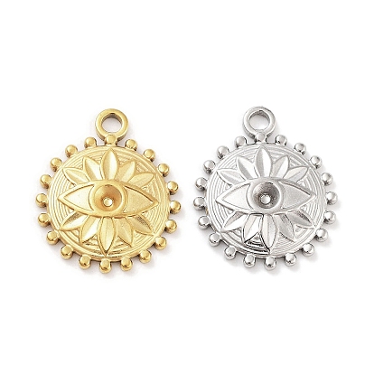 304 Настройки горный хрусталь из нержавеющей стали кулон, солнце