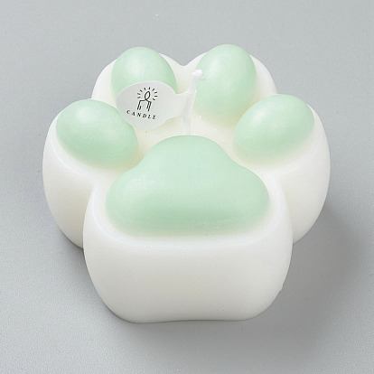 Cat Paw Shaped Aromatherapy Smokeless Candles, with Box, for Wedding, Party, Votives, Oil Burners and Christmas Decorations