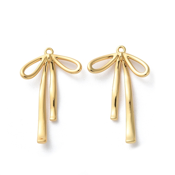 Латунные подвески, без кадмия, без никеля и без свинца, бантом прелести