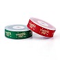 Polyester Grosgrain Ribbon for Christmas, Word