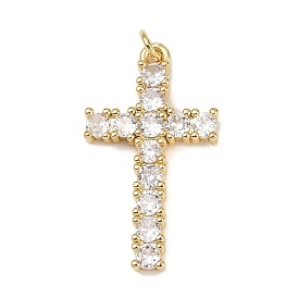 Латунные микро проложить кубического циркония подвески, крестик, с целью перехода в кольце, без кадмия и без свинца, стойки покрытие, долговечный