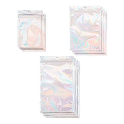 Aluminum Foil Zip Top Plastic Bags, Resealable Bags