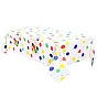 Disposable PE Plastic Tablecloths, for Party, Rectangle, Colorful