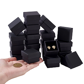 Картонные коробки из хлопка, кольцевая коробка, квадратный