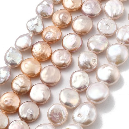 Натуральный жемчуг в стиле барокко кеши, культивированный пресноводный жемчуг, плоско-круглые