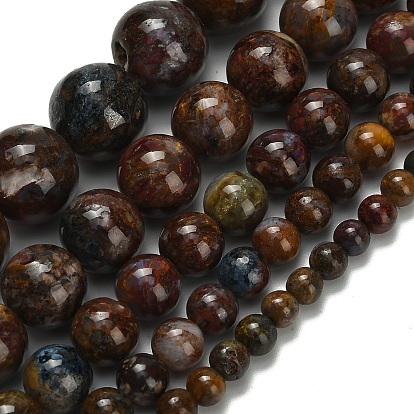 Натуральные пиеттеритные бусины, круглые