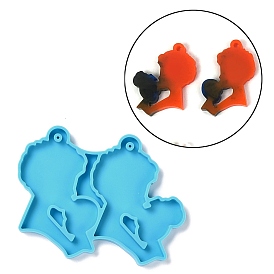 DIY Pendant Silicone Statue Molds, for Keychain Making, Resin Casting Molds, For UV Resin, Epoxy Resin Craft Making, Human