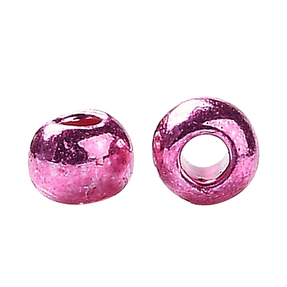 168g 8 couleurs 12/0 grade a perles de rocaille en verre rondes, teint