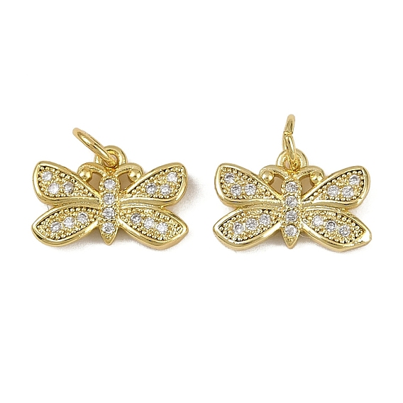 Латунные микро проложить кубического циркония подвески, бабочки прелести, долговечный, без кадмия и без свинца, стойки покрытие, с целью перехода в кольце