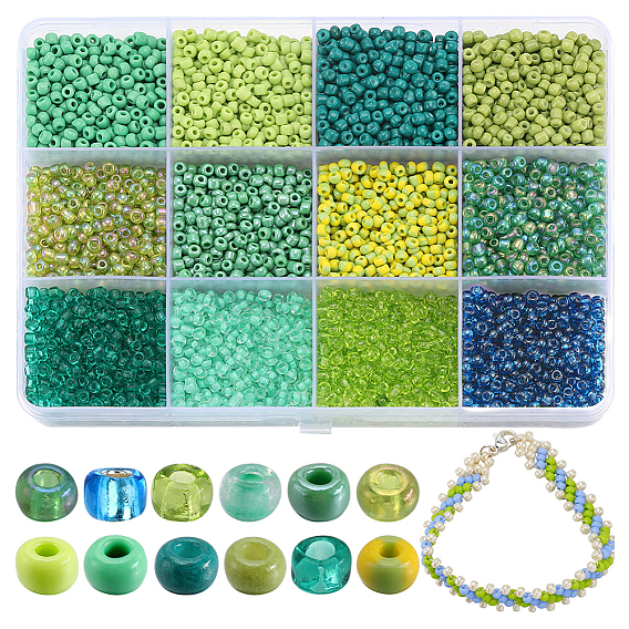 156 Стеклянный бисер в стиле g 12, круглое отверстие, круглые, прозрачные внутренние цвета, блеск, радуга, краска для запекания, цейлон, непрозрачный и матовый