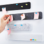 Nbeads Felt Self-adhesion Message Plates Set, with Drawing Pins, Rectangle