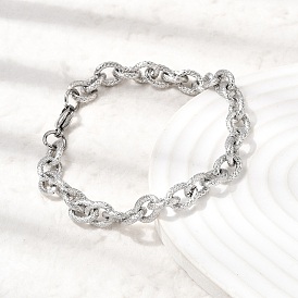 201 трос из нержавеющей стали цепи браслеты, овальные