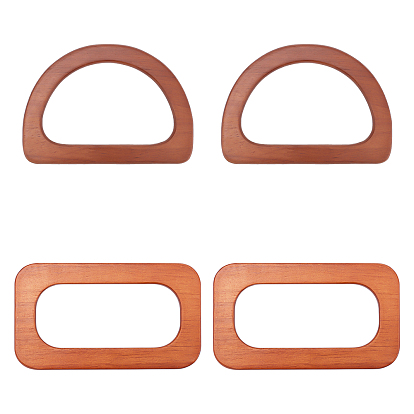 4шт 2 стили деревянная ручка для сумки, для аксессуаров для замены сумок