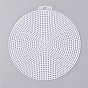 Cross Stitch Mesh Board, Plastic Canvas Sheets, Flat Round