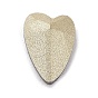 Pointed Back & Back Plated Glass Rhinestone Cabochons, Faceted, Heart