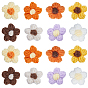 48 шт. 8 цвета хлопковые украшения ручной работы, цветок